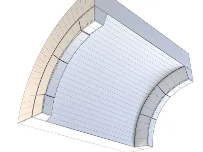 Dungeon Wall Top 3D model