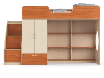 Legenda K03 and LY11 childrens modular bed 3D model