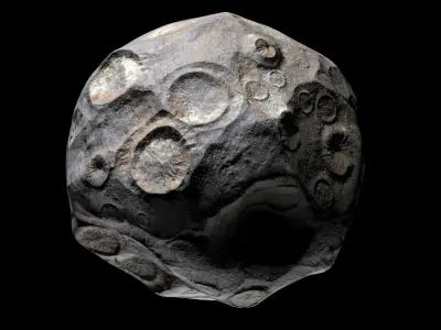 Asteroids BUNDLE LOW-POLY Version 3D model