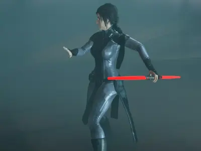 Dark Side Force Adept Female 3D print model