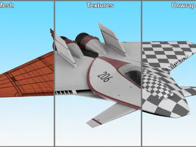  Futuristic Spaceships Collection 2 