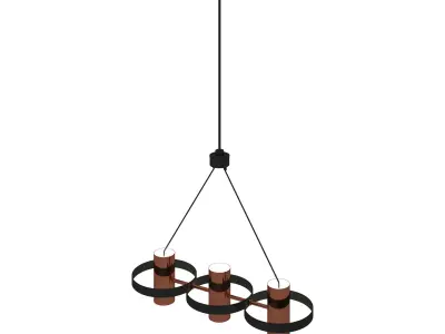 Chandelier lamp 3D model purchase