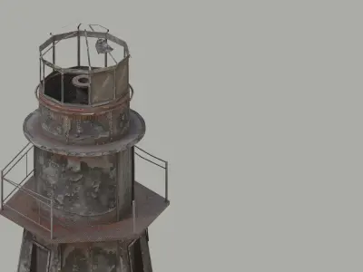 Light House Low-poly 3D model