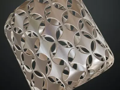 Silver Metal Grill Transparent PBR Seamless Texture shop