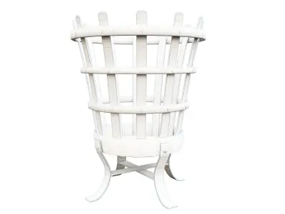 Iron Brazier Low-poly 3D model