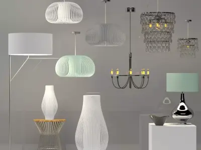 Aura Fixtures 3D model