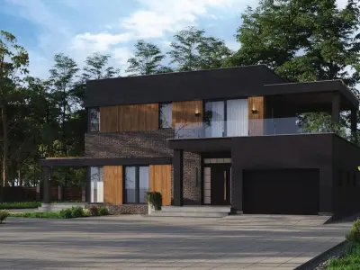 Modern House 3D model