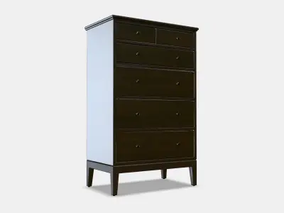 IDANAS Chest of 6 drawers 2 Low-poly 3D model