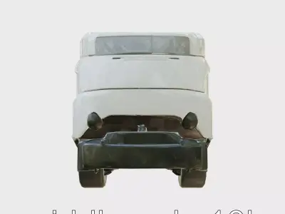 EcoSweep XS Autonomous Street Cleaner Model Low-poly 3D model