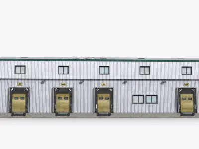 Factory x27 Low-poly 3D model
