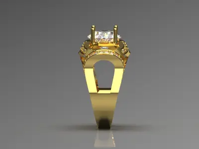 jewellery ring jr00095 3D print model