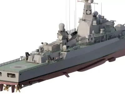 ADVANCED CORVETTE BASED ON AVANTE 2200 3D model