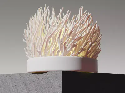 The Organic Lamp 2 3D print model