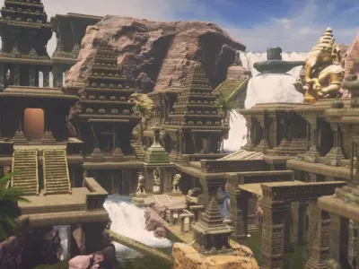 Ancient-Temple 3D model