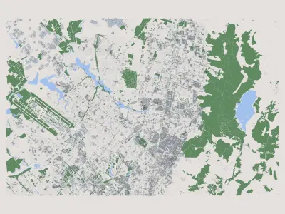 Bogota City Colombia 3D model