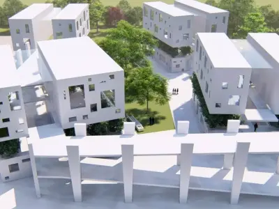 Academic home 3D model