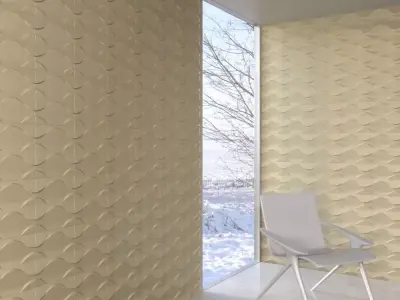 wall panel 023 AM147 3D model