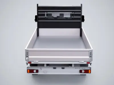  Renault Master Tipper Flatbed Truck LOD1 