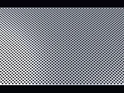Perforated panel with 38 percent opening 25O50 3D model