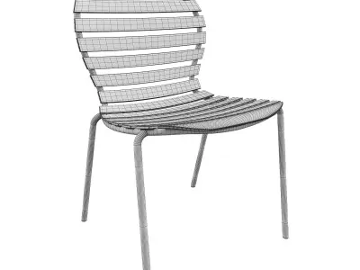 GARDEN CHAIR VONDEL CLAY 3D model
