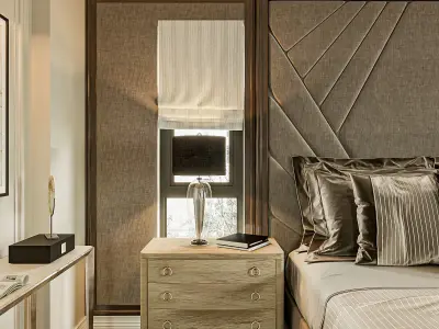 Bedroom Neoclassic 3D model