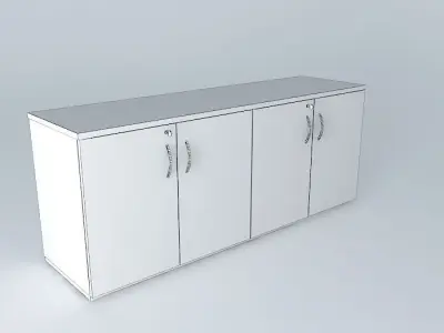 Armario baixo cabinet Free 3D model