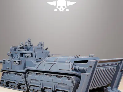 GrimGuard Transport Tank 3D print model