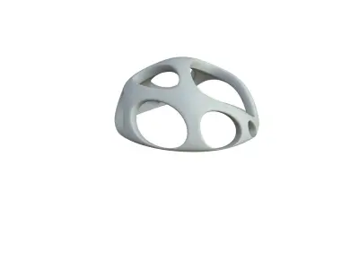 SciFi Cube Object No 49672 Low Poly Shape Low-poly 3D model