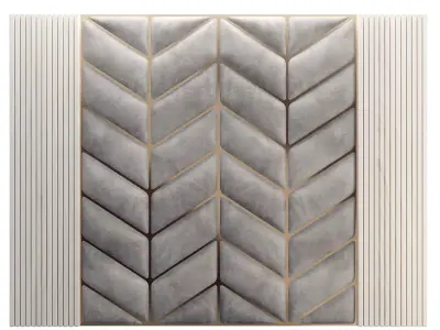 Soft wall panel Sparkle Project 3D model