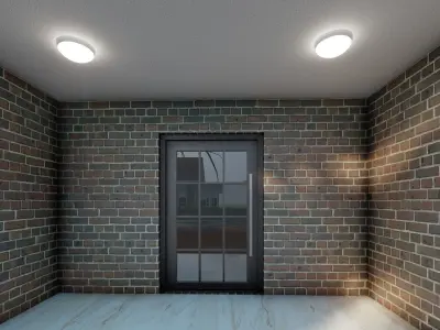 Pivot Door 3D model