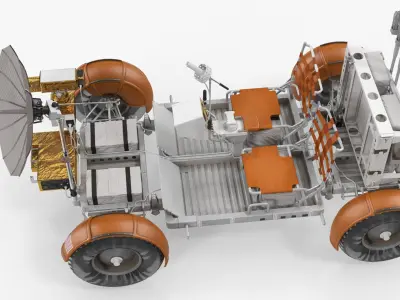  Lunar Roving Vehicle from Apollo 15 