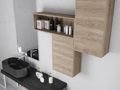 Bathroom furniture set Arcom eGo 3 3D model