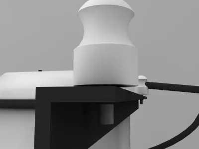 Power line Free low-poly 3D model