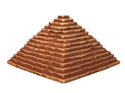 Cartoon Pyramid 3D model