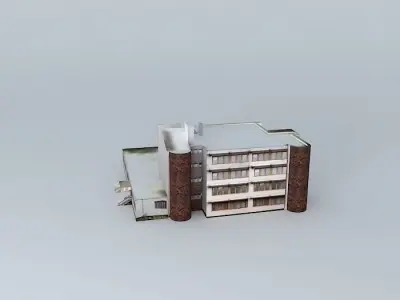 The health insurance building Budova zdravotnej poist39ovna Free 3D model