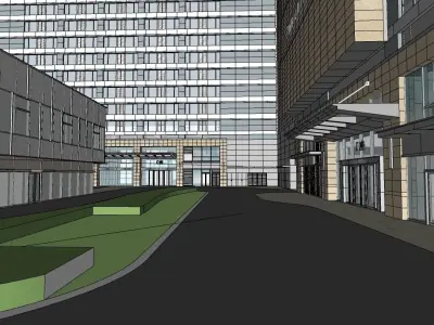 SHOPPING MALL 3D MODEL 3D model