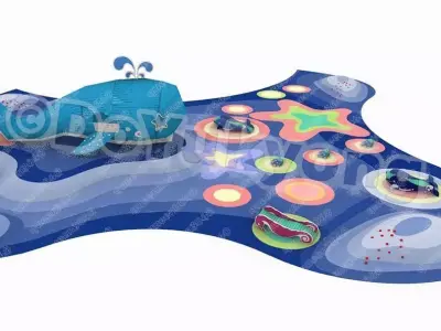 Whale  Playground 3D model