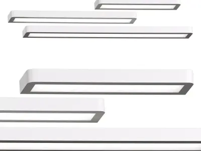 Panel Wall Lamp by Hanging Lamp 3D model