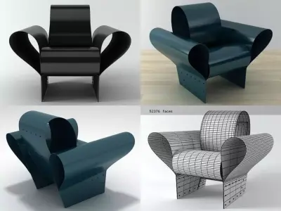 Bad Tempered Chair 3D model