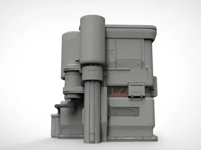 sci-fi architecture 11 3D model