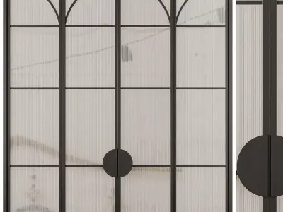 Entrance door set20 3D model