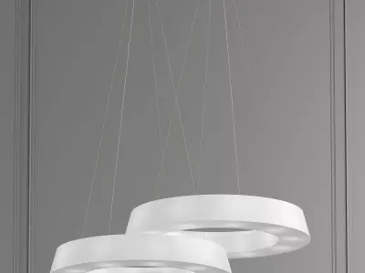 CIRCULAR two chandeliers 3D model