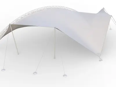 Event tent 3D model
