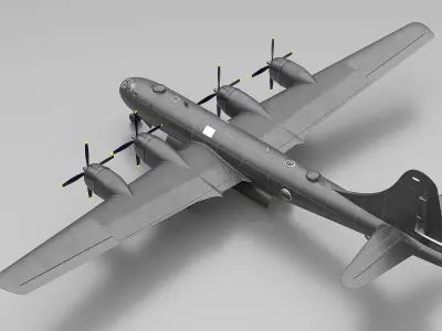  Heavy Strike Bomber Black Rigged 