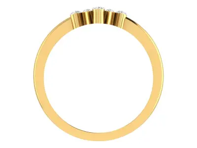 Women Ring  Render 3dm STL OBJ FBX Details 3D print model 209