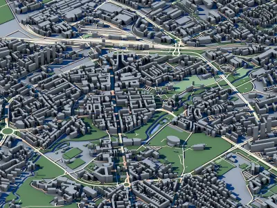 Koszalin City Poland Western Pomeranian Architecture  3D model