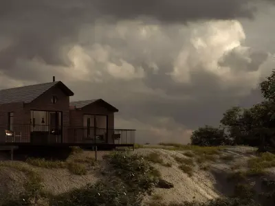 Complete House - El Retiro Cabin 3D model