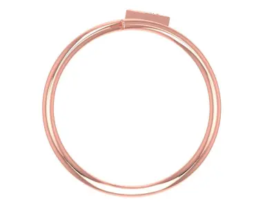 Women Light Weight Band Ring 3D print model 34