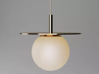 Overhead lamp 3D model