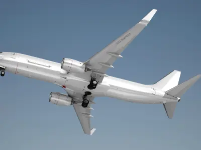  Boeing 737-800BCF Generic White 